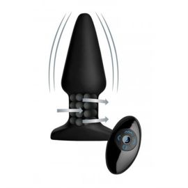 Wibrujący korek analny Rimmers Model R Smooth Rimmer Plug with remote