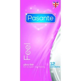Cienkie  prezerwatywy lateksowe Pasante Feel 12 szt.
