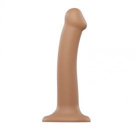 Wyjątkowo miękkie dildo Strap-on-me Silicone Bendable Dildo Double Density M