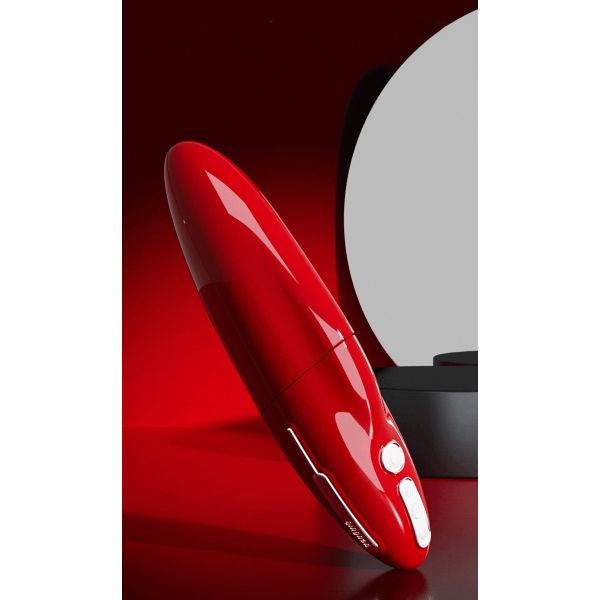 Przenośna seksmaszyna Qingnan No.9 Handheld Vibrating and Rotating Thruster Set Red