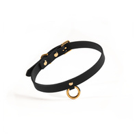 Delikatna skórzana obróżka Upko Leather Thin choker