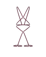 Batty Burgundy Body Harness Promees