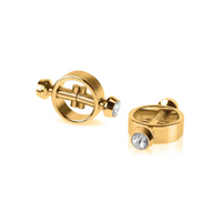 Zaciski na sutki Fetish Fantasy Gold Magnetic Clamps