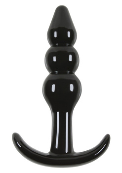 Zatyczka analna Jelly Rancher Ripple T-Plug Black