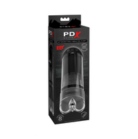 Masturbator Pdx Elite Extender Pro Vibrating Pump Clear Pipedream