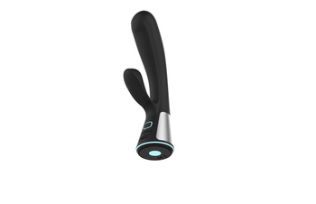 OhMiBod Fuse for Kiiroo Black interaktywny wibrator króliczek czarny