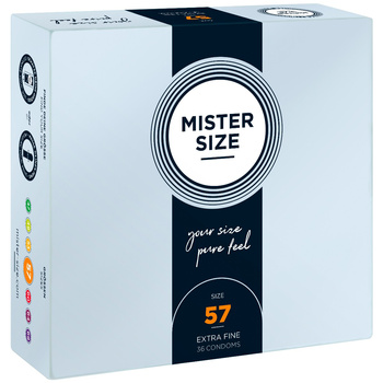 Mister.Size 57 mm Condoms 36 Pieces