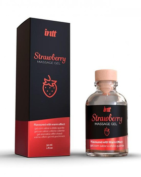 Żel Strawberry Kissable Massage Gel 30 ml