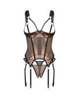 Soranna gorset i stringi otwarte 2XL/3XL Obsessive