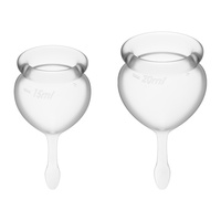 Kubeczki menstruacyjne Satisfyer Feel Good Menstrual Cup Set