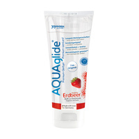 Lubrykant wodny o smaku truskawkowym JoyDivision AQUAglide Strawberry 100 ml