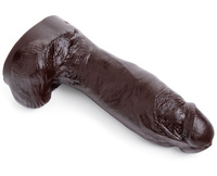 Mr Hankey's Realistic Dildo Thick Dick (BBC) Soft Vac Brown S
