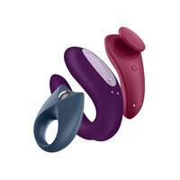 Zestaw Wibratory I Pierścień Erekcyjny Partner Box 3 Satisfyer
