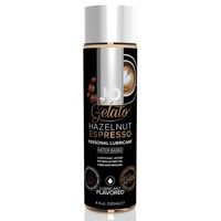 Lubrykant jadalny o smaku lodów kawowo-orzechowych System JO Gelato Hazelnut Espresso Lubricant Water-Based 120ml