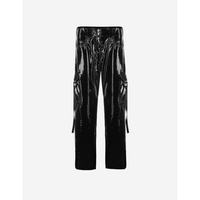 Baggy pants made of lack Black M HellRider