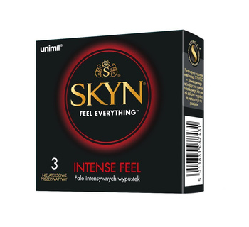 Unimil SKYN Intense Feel prezerwatywy nielateksowe 3 szt.