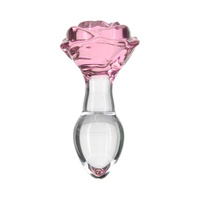 Rosy Luxurious Glass Anal Plug PILLOW TALK
