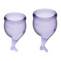 Kubeczki menstruacyjne Satisfyer Feel Secure Menstrual Cup Set
