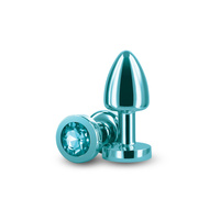 Korek Analny Z Kryształem Rear Assets Petite Green NS Novelties