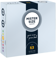 53 Mm Condoms 36 Pieces Mister.Size