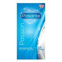 Prążkowane Prezerwatywy Lateksowe Passion 12 Szt Pasante