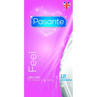 Cienkie prezerwatywy lateksowe Pasante Feel 12 szt.