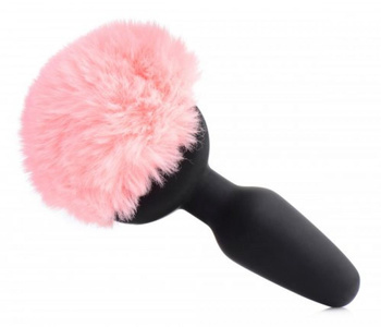 Tailz Pink Bunny Tail Vibrating Anal Plug