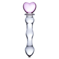 Dildo z zakończeniem w kształcie serca Glas Sweetheart Glass Dildo