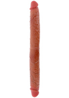 Podwójne Dildo Toyjoy Get Real Silicone Foreskin Double Dong 46Cm TOYJOY