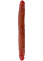 ToyJoy podwójne dildo Get Real Silicone Foreskin Double Dong 35cm