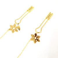 Zaciski Na Sutki W Kształcie Płatków Śniegu Upko Snowflake Chain Nipple Clamps UPKO