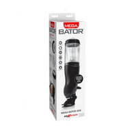 Masturbator Pdx Extreme Mega-Bator Ass Black/Clear Pipedream