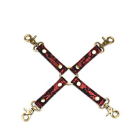 Uprząż Bondage Victorian Garden Lace And Pu Hogtie Liebe Seele