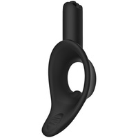 Vibrating Cock Jock Silicone C-Ring Wibrujący Pierścień Erekcyjny 38 Mm Kink by DocJohnson