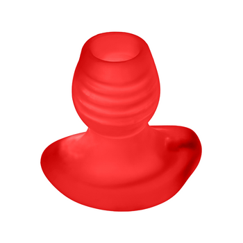 Oxballs - Glowhole-1 Hollow Buttplug with Led Light Large Red