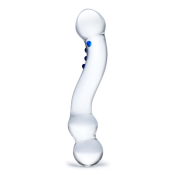 Zakrzywione dildo do punktu G Glas Curved G-Spot Glass Dildo