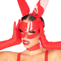 Rękawiczki Seductive Gloves Red O/S Kinky Diva