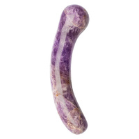 Dildo do punktu G z ametystu La Gemmes G Curve Pure Amethyst