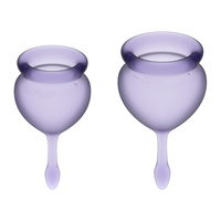 Kubeczki Menstruacyjne Feel Good Menstrual Cup Set Satisfyer