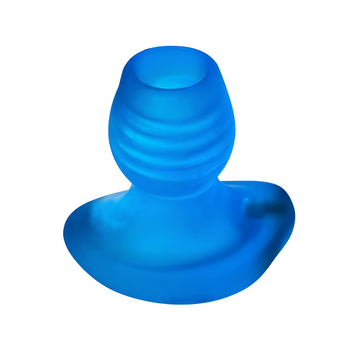 Oxballs - Glowhole-1 Hollow Buttplug with Led Light Large Blue