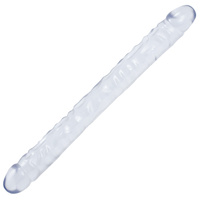 Crystal Jellie Double Dong Podwójne Dildo Przeźroczyste 45 Cm DocJohnson