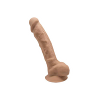 Silexd Silikonowe Dildo Model 1 18 cm Carmel