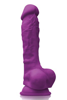 COLOURS PLEASURES 7 INCH DILDO PURPLE