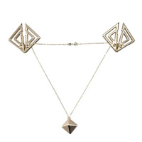 Zaciski Adjustable Nipple Clamps With Heavy Pendant Gold LOCKINK