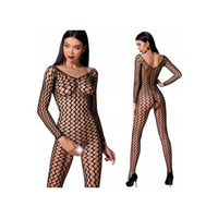 Czarna Siateczka Bodystocking Bs068 Black Passion