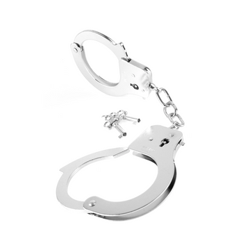 Pipedream Fetisch Fantasy Series Designer Metal Handcuffs Silver