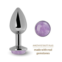 Korek analny z ametystem La Gemmes Butt Plug Amethyst