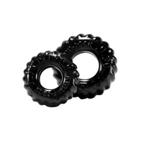 Truckt Cockring 2 Pcs Black Oxballs