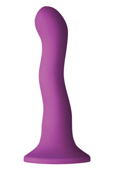 NS NOVELTIES COLOURS WAVE 6INCH DILDO PURPLE