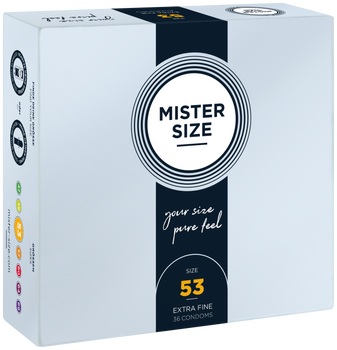 Mister.Size 53 mm Condoms 36 Pieces